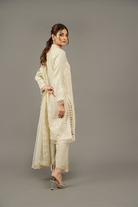 Mint Green Shirt with Trouser And Dupatta