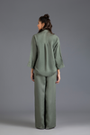Army Green Linen Co-Ord Set